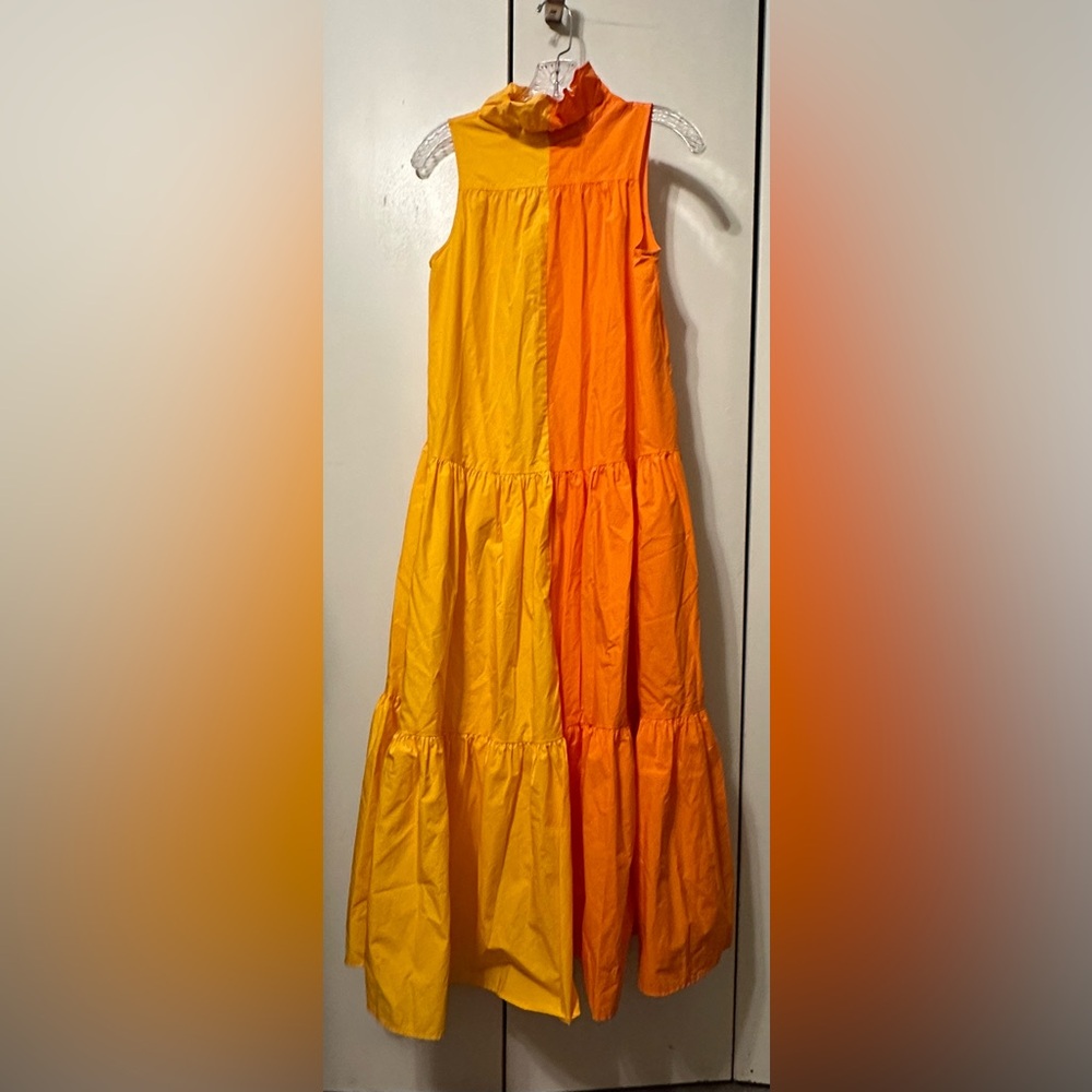 Christopher John Rogers Color Block Yellow/Orange… - image 4